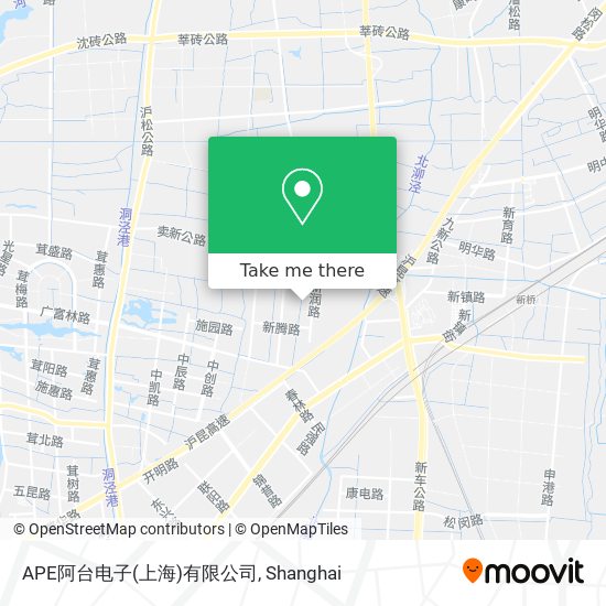 APE阿台电子(上海)有限公司 map