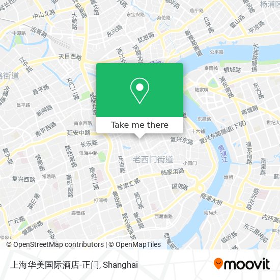 上海华美国际酒店-正门 map