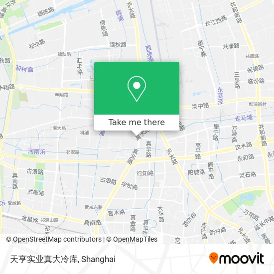 天亨实业真大冷库 map