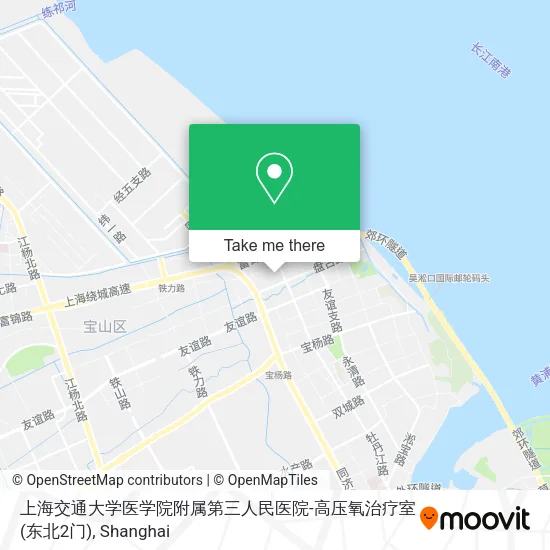 上海交通大学医学院附属第三人民医院-高压氧治疗室(东北2门) map