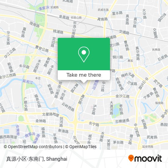 真源小区-东南门 map