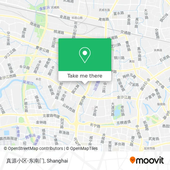 真源小区-东南门 map