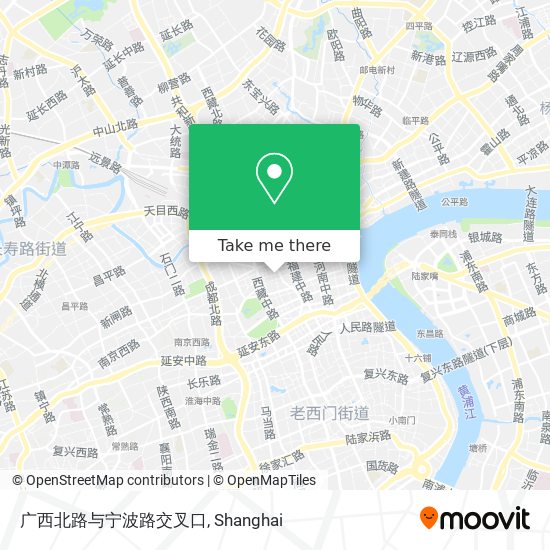 广西北路与宁波路交叉口 map