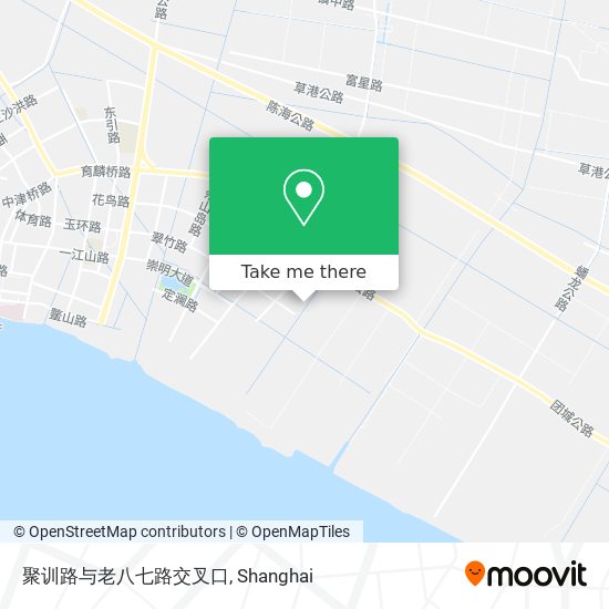 聚训路与老八七路交叉口 map