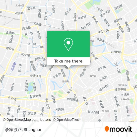 谈家渡路 map