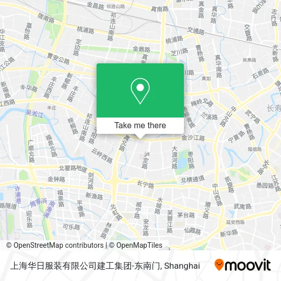 上海华日服装有限公司建工集团-东南门 map
