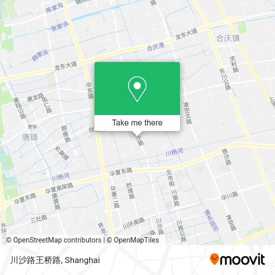 川沙路王桥路 map