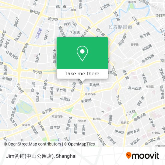 Jim粥铺(中山公园店) map