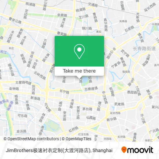 JimBrothers极速衬衣定制(大渡河路店) map
