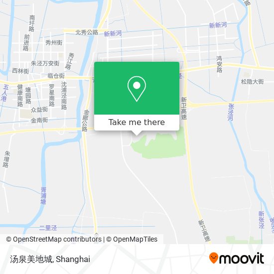 汤泉美地城 map