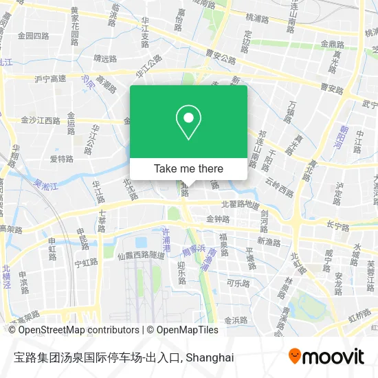 宝路集团汤泉国际停车场-出入口 map
