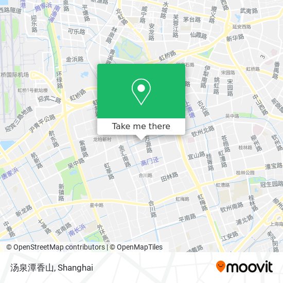 汤泉潭香山 map