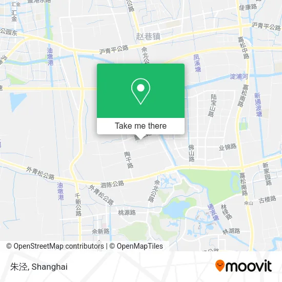 朱泾 map