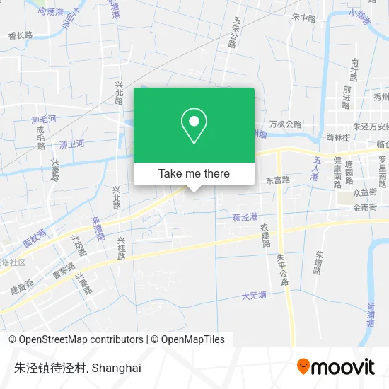 朱泾镇待泾村 map