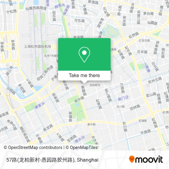 57路(龙柏新村-愚园路胶州路) map