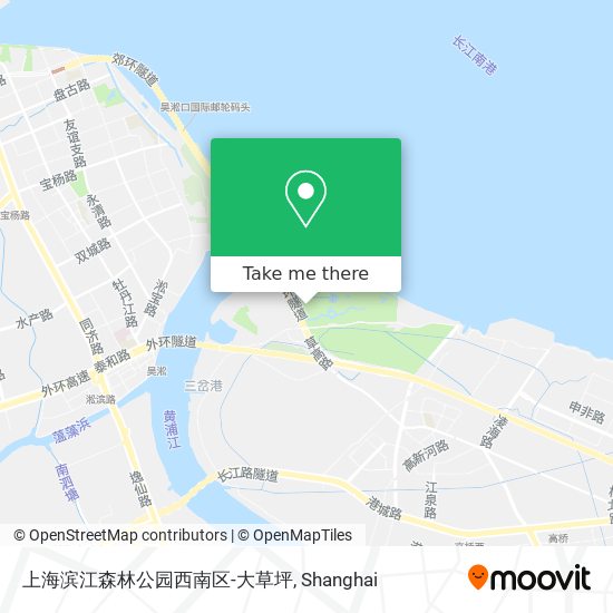 上海滨江森林公园西南区-大草坪 map