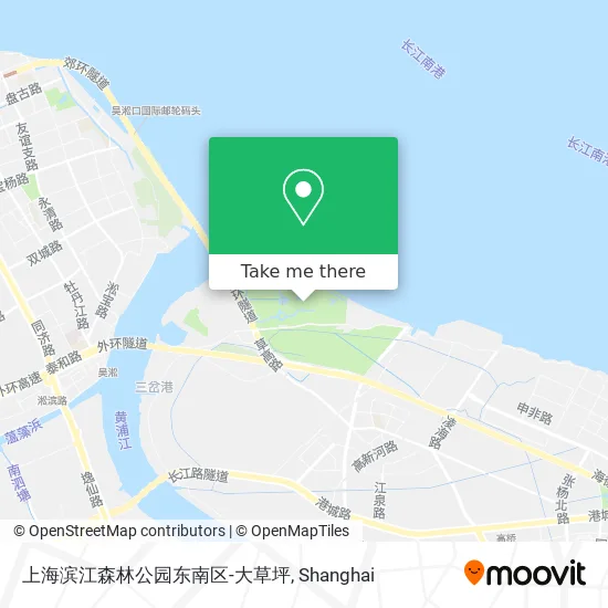 上海滨江森林公园东南区-大草坪 map