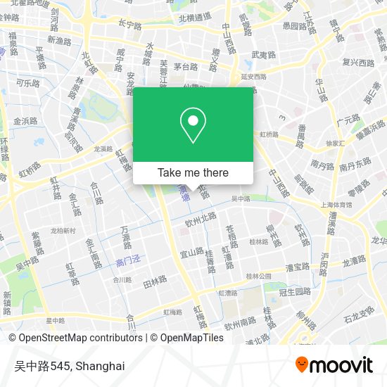 吴中路545 map