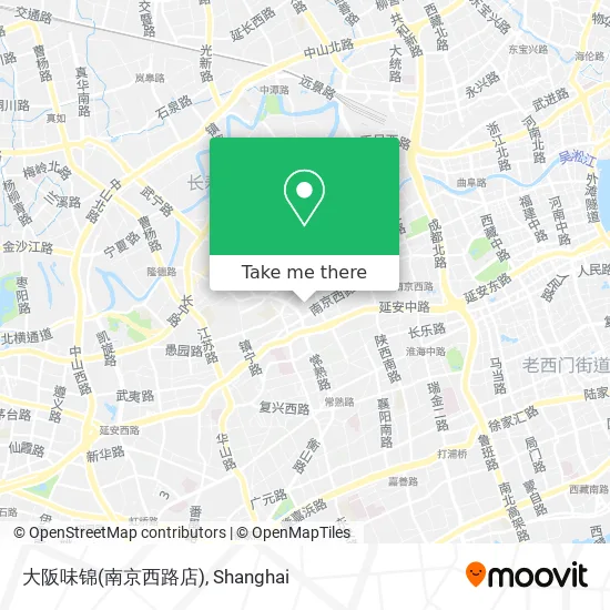 大阪味锦(南京西路店) map