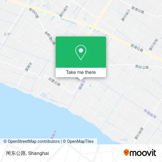 闸东公路 map