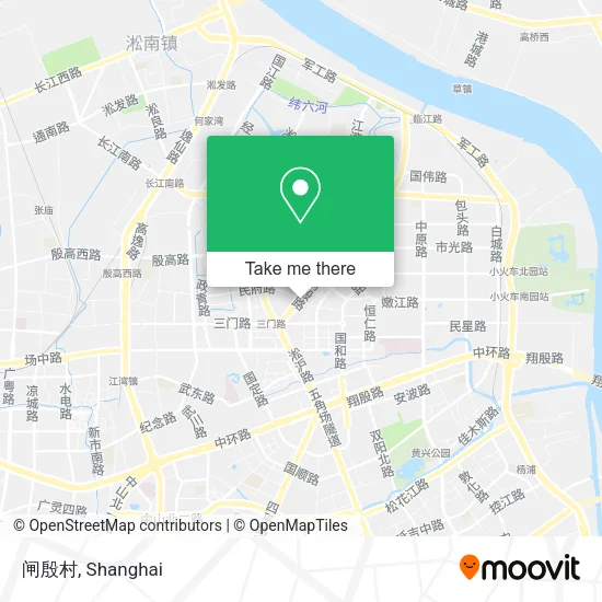 闸殷村 map