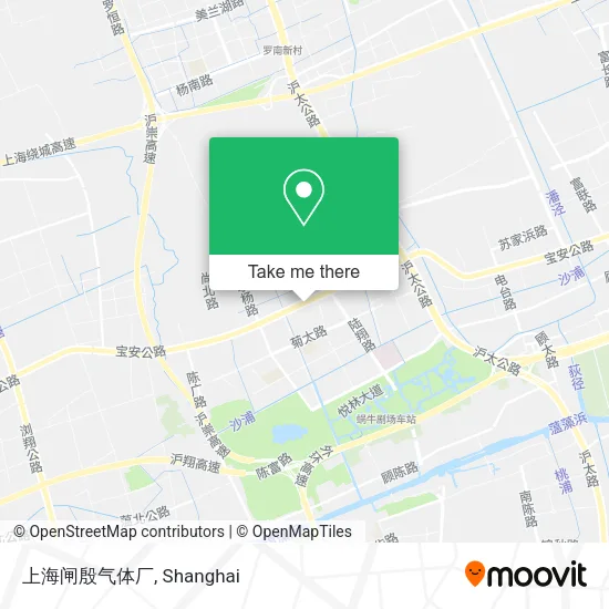 上海闸殷气体厂 map