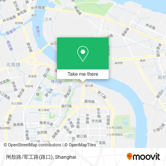 闸殷路/军工路(路口) map