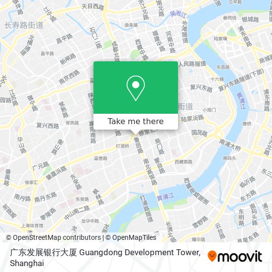 广东发展银行大厦 Guangdong Development Tower map