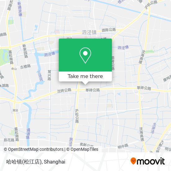 哈哈镜(松江店) map