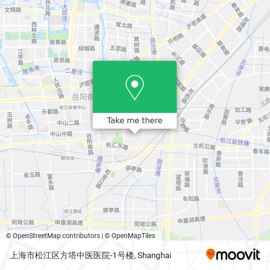 上海市松江区方塔中医医院-1号楼 map