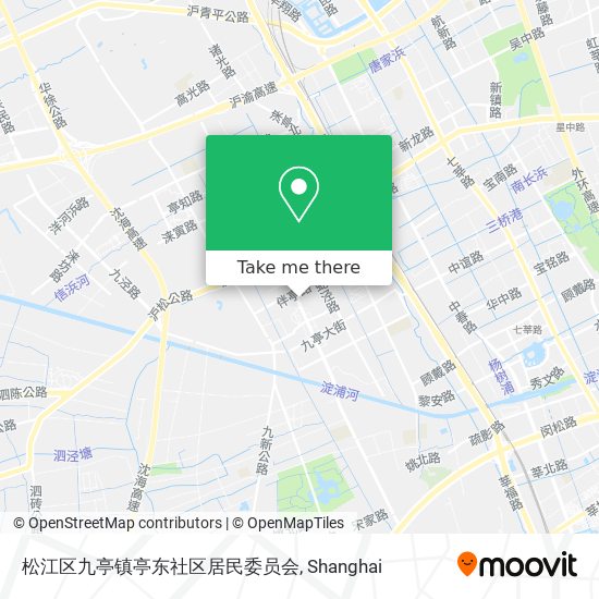 松江区九亭镇亭东社区居民委员会 map
