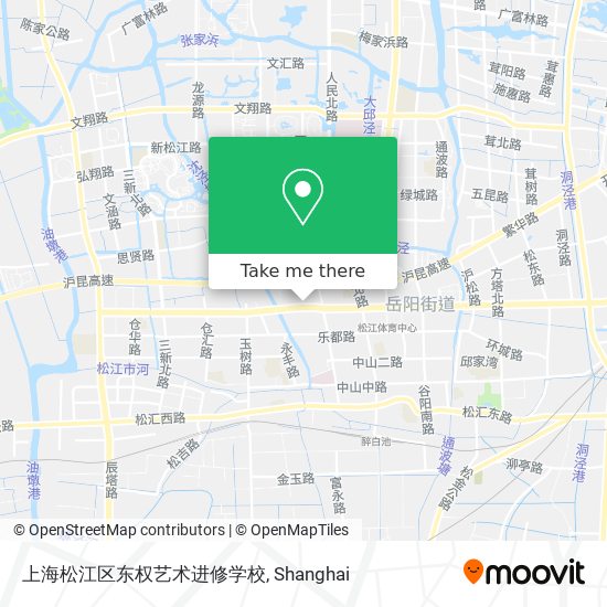 上海松江区东权艺术进修学校 map