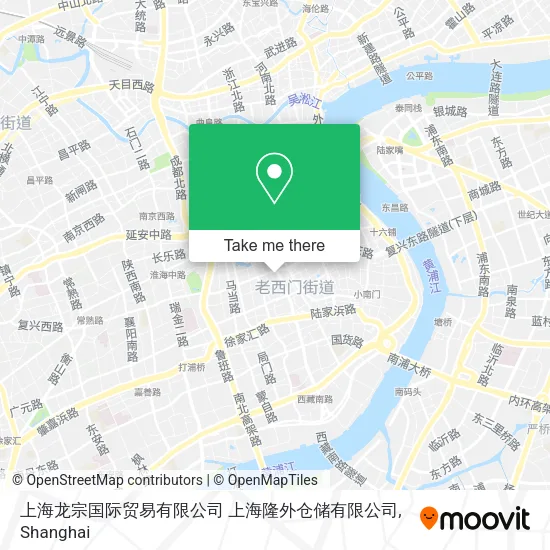 上海龙宗国际贸易有限公司 上海隆外仓储有限公司 map