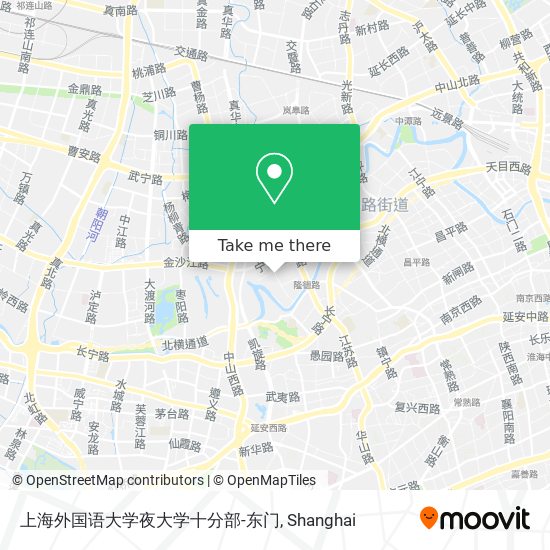 上海外国语大学夜大学十分部-东门 map