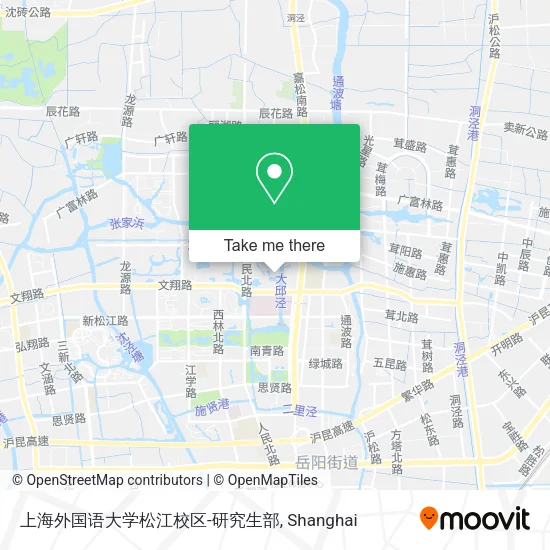 上海外国语大学松江校区-研究生部 map