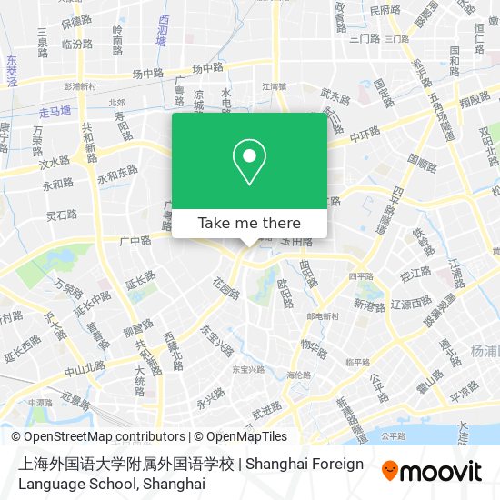 上海外国语大学附属外国语学校 | Shanghai Foreign Language School map