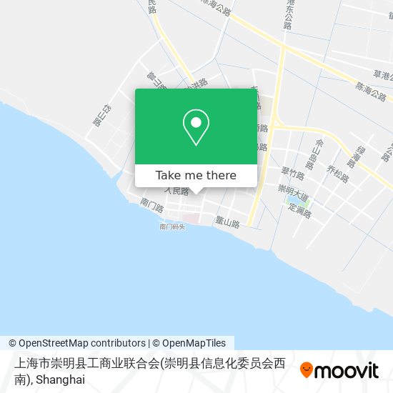 上海市崇明县工商业联合会(崇明县信息化委员会西南) map