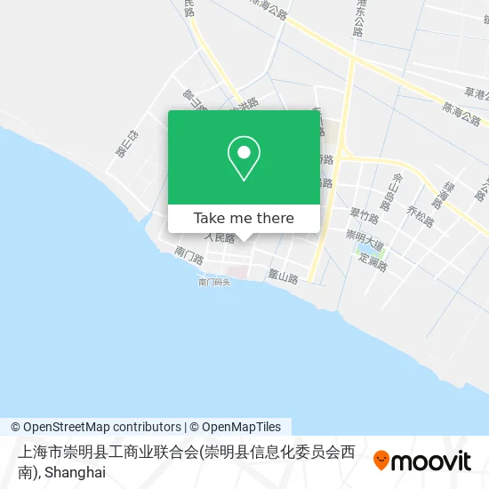 上海市崇明县工商业联合会(崇明县信息化委员会西南) map
