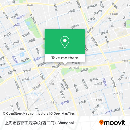上海市西南工程学校(西二门) map