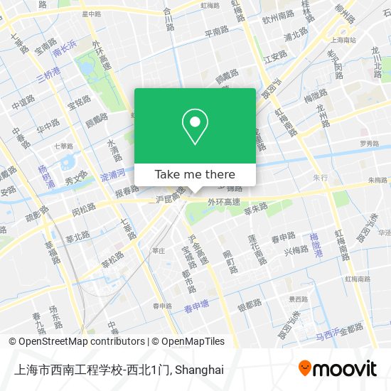 上海市西南工程学校-西北1门 map
