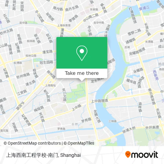 上海西南工程学校-南门 map