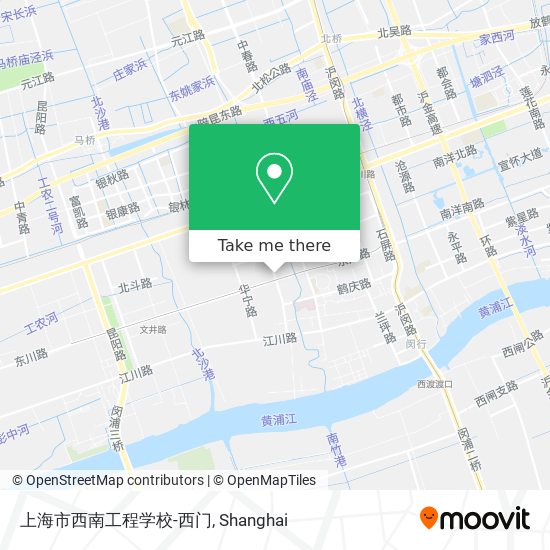 上海市西南工程学校-西门 map