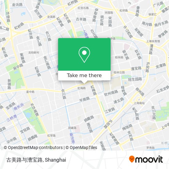 古美路与漕宝路 map