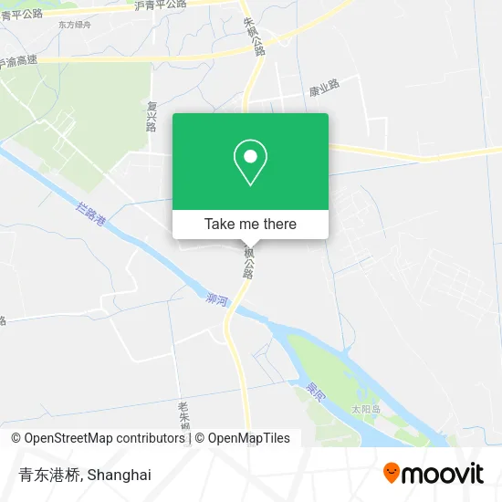 青东港桥 map