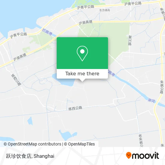 跃珍饮食店 map