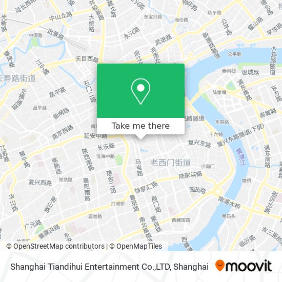 Shanghai Tiandihui Entertainment Co.,LTD map