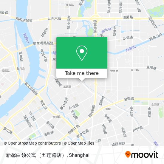 新馨白领公寓（五莲路店） map