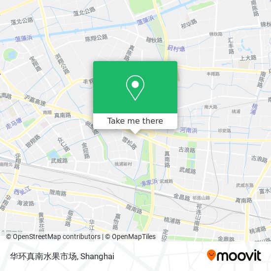 华环真南水果市场 map