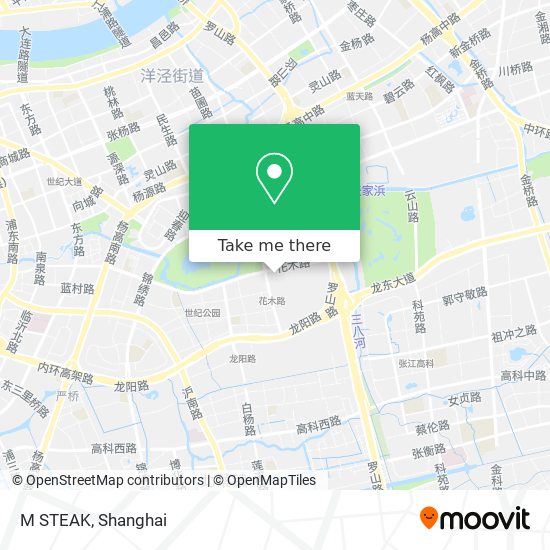 M STEAK map