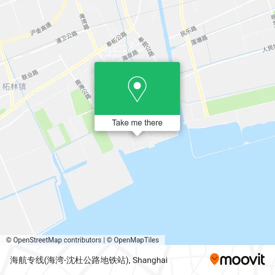 海航专线(海湾-沈杜公路地铁站) map